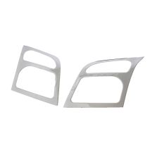 ΜΑΣΚΑ ΦΩΤΩΝ ΜΠΡΟΣΤΑ (ΜΕΤΑΛΛΙΚΗ ΧΡΩΜΙΟΥ) - 2 ΤΕΜ. ΓΙΑ FORD TRANSIT CONNECT PANELVAN/LAV 02-14 Auto Moto Tyres 