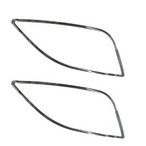 ΠΛΑΙΣΙΑ ΧΡΩΜΙΟΥ ΠΛΑΣΤΙΚΑ ΓΙΑ ΠΡΟΒΟΛΑΚΙΑ ΟΜΙΧΛΗΣ S-DIZAYN ΓΙΑ HYUNDAI I30 5D 2012+ - 2ΤΕΜ. Auto Moto Tyres 