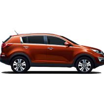 ΔΙΑΚΟΣΜΗΤΙΚΟ TRIM ΠΑΡΑΘΥΡΩΝ ΧΡΩΜΙΟ ΓΙΑ KIA SPORTAGE 5D 2010-2016 8ΤΕΜ. Auto Moto Tyres 