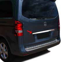 ΤΡΙΜ ΜΑΡΚΕ ΠΟΡΤ ΜΠΑΓΚΑΖ ΧΡΩΜΙΟ ΓΙΑ MERCEDES VITO W447 2014+ - 1 ΤΕΜ Auto Moto Tyres 