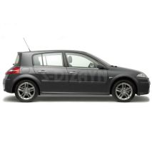 TRIM ΠΑΡΑΘΥΡΩΝ 4ΤΕΜ ΑΝΟΞ.ΑΤΣΑΛΙ ΧΡΩΜΙΟ ΓΙΑ RENAULT MEGANE 5D HB 04-10 Auto Moto Tyres 