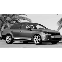 ΠΡΟΣΤΑΤΕΥΤΙΚΗ ΦΑΣΑ ΠΟΡΤΑΣ ΠΛΑΣΤΙΚΟ ΧΡΩΜΙΟ ΓΙΑ VW JETTA 4D 2011+ 8ΤΕΜ. Auto Moto Tyres 