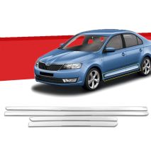 ΦΑΣΑ ΠΟΡΤΑΣ ΧΡΩΜΙΟΥ ΜΕΤΑΛΛΙΚΗ 4ΤΕΜ ΓΙΑ SKODA OCTAVIA 3 A7 4D/SW 2013+ Auto Moto Tyres 