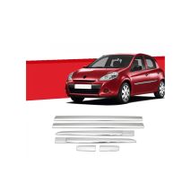 ΔΙΑΚΟΣΜΗΤΙΚΗ ΦΑΣΑ ΠΟΡΤΑΣ ΧΡΩΜΙΟ ΜΕΤΑΛΛΙΚΗ 6 ΤΕΜ. ΓΙΑ RENAULT CLIO 5D 2006+ Auto Moto Tyres 