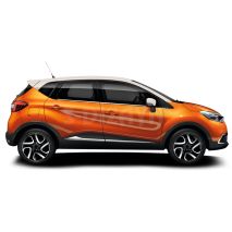 TRIM ΠΑΡΑΘΥΡΩΝ 4ΤΕΜ ΑΝΟΞ.ΑΤΣΑΛΙ ΧΡΩΜΙΟ ΓΙΑ RENAULT CAPTUR SUV 2013+ Auto Moto Tyres 