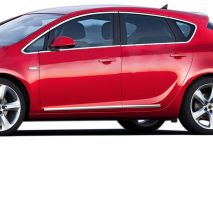 ΠΡΟΣΤΑΤΕΥΤΙΚΗ ΦΑΣΑ ΠΟΡΤΑΣ ΠΛΑΣΤΙΚΟ ΧΡΩΜΙΟ ΓΙΑ OPEL ASTRA J 5D 2010+ 8ΤΕΜ. Auto Moto Tyres 