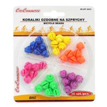 ΔΙΑΚΟΣΜΗΤΙΚΕΣ ΧΑΝΤΡΕΣ ΓΙΑ ΑΚΤΙΝΕΣ ΠΟΔΗΛΑΤΟΥ ΧΡΩΜΑΤΙΣΤΕΣ 36 ΤΕΜ. Auto Moto Tyres 