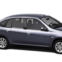 TRIM ΜΑΡΚΕ ΠΑΡΑΘΥΡΩΝ ΑΥΤΟΚΟΛΛΗΤΑ ΧΡΩΜΙΟΥ 4ΤΕΜ. ΓΙΑ RENAULT CLIO SYMBOL 4D 2009-2013 Auto Moto Tyres 