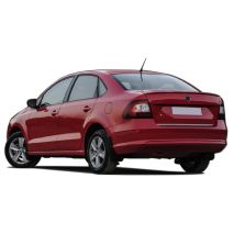 ΤΡΙΜ ΠΟΡΤ ΜΠΑΓΚΑΖ ΧΡΩΜΙΟ ΜΕΤΑΛΛΙΚΟ ΓΙΑ SKODA RAPID 4D 2013+ S-DIZAYN - 1 ΤΕΜ. Auto Moto Tyres 
