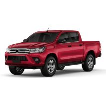 ΤΡΙΜ ΠΑΡΑΘΥΡΩΝ ΧΡΩΜΙΟ ΜΕΤΑΛΛΙΚΑ ΓΙΑ TOYOTA HILUX 2015+ 2016+ S-DIZAYN Auto Moto Tyres 