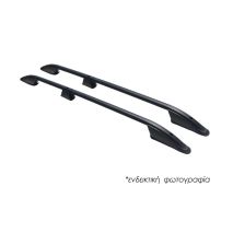 ΠΑΡΑΛΛΗΛΕΣ ΜΠΑΡΕΣ ΟΡΟΦΗΣ ΑΛΟΥΜΙΝΙΟΥ ΣΕ ΜΑΥΡΟ ΧΡΩΜΑ SPORT ΓΙΑ VW AMAROK 2022+ ΜΕΓΙΣΤΟ ΒΑΡΟΣ ΦΟΡΤΙΟΥ 75KG OMTEC - 2 TEM. Auto Moto Tyres 