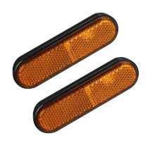 ΑΝΑΚΛΑΣΤΙΚΑ ΟΒΑΛ ΑΥΤΟΚΟΛΛΗΤΑ ΠΟΡΤΟΚΑΛΙ 100x28mm LAMPA - 2 ΤΕΜ. Auto Moto Tyres 