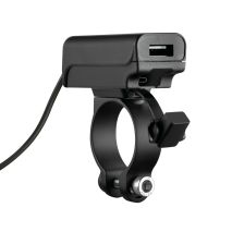 Αδιάβροχος Φορτιστής Κινητού Trek X 12/24V 48W της σειράς Optiline με 2 θύρες USB Type A και USB Type C, Καλώδιο 180 cm, Βύσμα SAE και Ακροδέκτες, Ασφάλεια, Αδιαβροχοποίηση IPX6, συμβατό με Βάσεις Στήριξης, Θήκες ή Αντάπτορες Κινητού Optiline Auto Moto Tyres 