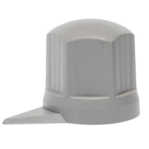 ΚΑΠΑΚΙΑ ΠΑΞΙΜΑΔΙΩΝ / ΜΠΟΥΛΟΝΙΩΝ ΦΟΡΤΗΓΟΥ ΜΑΚΡΥ ΑΣΗΜΙ/ΓΚΡΙ ΜΕ ΔΕΙΚΤΗ 32mm - 60 ΤΕΜ. Auto Moto Tyres 