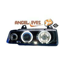 Φανάρια diederichs Angel Eyes BMW ΣΕΙΡΑ 3 E36 90-99 COUPE/CABRIO (Μαύρο) Auto Moto Tyres 