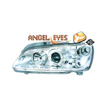ΦΑΝΑΡΙΑ ΓΙΑ PEUGEOT 106 96+ ANGELEYES CHROME (H1+H1) Auto Moto Tyres 