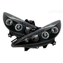 ΦΑΝΑΡΙΑ ΓΙΑ PEUGEOT 207 3D/5D 2006-2009 ANGEL EYES (ΜΑΥΡΑ) - 2 ΤΕΜ. Auto Moto Tyres 
