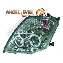 ΦΑΝΑΡΙΑ ΓΙΑ CITROEN C2 11/2003+ ANGELEYES CHROME  ΜΠΡΟΣΤΙΝΑ - 2 ΤΕΜ. Auto Moto Tyres 