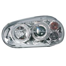 Φανάρια Μπροστινά Angel Eyes VW GOLF 4 1998+ - Χρωμίου Auto Moto Tyres 