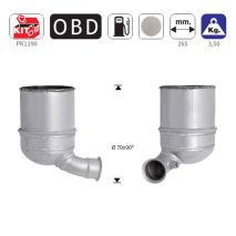 ΦΙΛΤΡΟ DPF ΚΟΡΔΙΕΡΙΤΗ CITROEN C3, DS3 / PEUGEOT 206+, 207, 208, 2008 1.4TD HDI 1398cc 8HP-8HR-8HZ 2009-2016 Auto Moto Tyres 