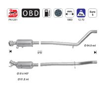 ΦΙΛΤΡΟ DPF ΣΙΛΙΚΟΝΟΥΧΟ ΚΑΡΒΙΔΙΟ SIC MERCEDES A180/A200/A220/B180/B200/B220 W176/W246 1.8/2.1TD 2011+ Auto Moto Tyres 