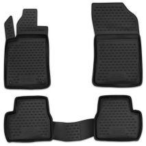 ΜΑΡΚΕ ΠΑΤΑΚΙΑ ΣΕ ΣΚΑΦΗ TPE ΛΑΣΤΙΧΟ ΓΙΑ CITROEN DS3 5D 2010+  ΣΕ ΜΑΥΡΟ ΧΡΩΜΑ NOVLINE - 4 ΤΕΜ. Auto Moto Tyres 