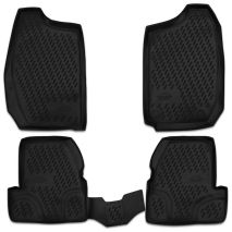 ΜΑΡΚΕ ΠΑΤΑΚΙΑ ΣΕ ΣΚΑΦΗ TPE ΛΑΣΤΙΧΟ ΓΙΑ SUZUKI JIMNY 3D 2001-2018  ΣΕ ΜΑΥΡΟ ΧΡΩΜΑ NOVLINE - 4 ΤΕΜ. Auto Moto Tyres 