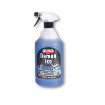 ΑΝΤΙΠΑΓΩΤΙΚΟ ΥΓΡΟ ΤΖΑΜΙΩΝ / ΠΡΟΛΑΜΒΑΝΕΙ ΤΟΝ ΠΑΓΟ ΣΕ ΣΠΡΕΙ ΜΕ ΑΡΩΜΑ ΚΕΡΑΣΙ  CARPLAN DEMON ICE 1LT Auto Moto Tyres 