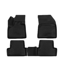 ΜΑΡΚΕ ΠΑΤΑΚΙΑ ΣΕ ΣΚΑΦΗ TPE ΛΑΣΤΙΧΟ ΓΙΑ PEUGEOT 3008 5D 2017+  ΣΕ ΜΑΥΡΟ ΧΡΩΜΑ NOVLINE - 4 ΤΕΜ. Auto Moto Tyres 