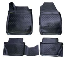 ΜΑΡΚΕ ΠΑΤΑΚΙΑ ΣΕ ΣΚΑΦΗ TPE ΛΑΣΤΙΧΟ ΓΙΑ FORD FIESTA 4D / 5D 2008-2017  ΣΕ ΜΑΥΡΟ ΧΡΩΜΑ NOVLINE - 4 ΤΕΜ. Auto Moto Tyres 