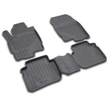 ΜΑΡΚΕ ΠΑΤΑΚΙΑ ΣΕ ΣΚΑΦΗ TPE ΛΑΣΤΙΧΟ ΓΙΑ KIA PICANTO 5D 2011-08/2017   ΣΕ ΜΑΥΡΟ ΧΡΩΜΑ NOVLINE - 4 ΤΕΜ. Auto Moto Tyres 