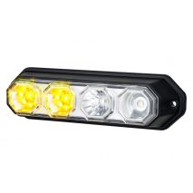 ΦΩΣ ΠΡΟΣΘΕΤΟ ΕΜΠΡΟΣ 2 ΛΕΙΤΟΥΡΓΙΩΝ (ΘΕΣΗΣ-ΦΛΑΣ) 12/24V HOR78A 4LED (2 ΛΕΥΚΑ + 2 ΠΟΡΤΟΚΑΛΙ) 121x32mm Auto Moto Tyres 