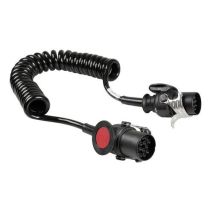 ΑΝΤΑΠΤΟΡΑΣ ΦΟΡΤΗΓΟΥ 24V - ISO 12098 - 15 ΠΟΛΩΝ (ΜΕ ΣΠΥΡΑΛ ΚΑΛΩΔΙΟ 4.5m) Auto Moto Tyres 