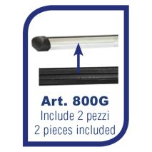 ΕΛΑΣΤΙΚΟ ΚΑΛΥΜΜΑ ΓΙΑ ΥΠΟΔΟΧΗ T-TRACK ΓΙΑ ΜΠΑΡΕΣ LION/KING K39 (ΜΑΥΡΟ ΑΝΤΙΟΛΙΣΘΗΤΙΚΟ ΛΑΣΤΙΧΟ) - 2 ΤΕΜ. Auto Moto Tyres 