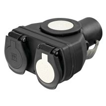 ΑΝΤΑΠΤΟΡΑΣ ΦΟΡΤΗΓΟΥ ΔΙΠΛΟΣ 24V 15pin (ISO12098)> 1 TYPE N (ISO1185)+1 TYPE S (ISO 3731) ERICH JAEGER LAMPA - 1 TEM. Auto Moto Tyres 