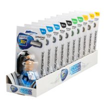 ΑΡΩΜΑΤΙΚΟ ΑΥΤΟΚΙΝΗΤΟΥ DIAMOND DUST ΚΡΕΜΑΣΤΟ ΣΕ ΔΙΑΦΟΡΑ ΑΡΩΜΑΤΑ  ΣΕ ΣΧΗΜΑ ΔΙΑΜΑΝΤΙΟΥ LAMPA - 10 ΤΕΜ. Auto Moto Tyres 