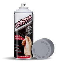 ΦΙΛΜ ΣΕ ΣΠΡΕΥ WRAPPER RAL COLOURS ΓΚΡΙ ΑΣΗΜΙ 400ml – 1 ΤΕΜ. Auto Moto Tyres 