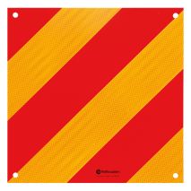 ΑΝΑΚΛΑΣΤΙΚΟ ΣΗΜΑ ΣΕ ΠΑΝΕΛ ΑΛΟΥΜΙΝΙΟΥ ΚΟΚΚΙΝΟ/ΠΟΡΤΟΚΑΛΙ 423x423mm 1ΤΕΜ. Auto Moto Tyres 