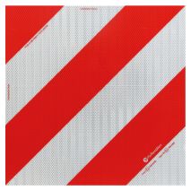 ΑΝΑΚΛΑΣΤΙΚΟ ΣΗΜΑ ΣΕ ΠΑΝΕΛ ΓΑΛΒΑΝΙΣΜΕΝΟΥ ΧΑΛΥΒΑ ΛΕΥΚΟ/ΚΟΚΚΙΝΟ DIN3071TPESC-B 423x423mm LAMPA - 1 ΤΕΜ Auto Moto Tyres 