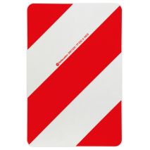 ΑΝΑΚΛΑΣΤΙΚΟ ΣΗΜΑ ΣΕ ΠΑΝΕΛ ΓΑΛΒΑΝΙΣΜΕΝΟΥ ΧΑΛΥΒΑ ΛΕΥΚΟ/ΚΟΚΚΙΝΟ DIN11030 282x423mm LAMPA - 1 ΤΕΜ Auto Moto Tyres 