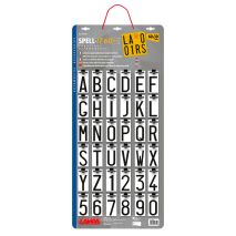 ΕΚΘΕΤΗΣ ΤΟΙΧΟΥ ΜΕ ΑΥΤΟΚΟΛΛΗΤΑ ΓΡΑΜΜΑΤΑ ΠΙΝΑΚΙΔΑΣ 360ΤΕΜ SPELL-IT 800x360mm Auto Moto Tyres 