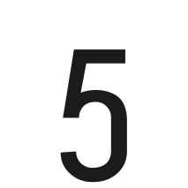 ΑΥΤΟΚΟΛΛΗΤΟ ΓΡΑΜΜΑ ΠΙΝΑΚΙΔΩΝ 60x30 mm "5" Auto Moto Tyres 