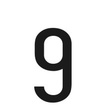 ΑΥΤΟΚΟΛΛΗΤΟ ΓΡΑΜΜΑ ΠΙΝΑΚΙΔΩΝ 60x30 mm "9" Auto Moto Tyres 