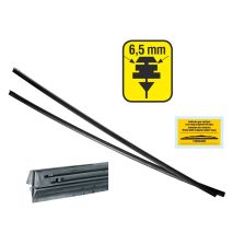 ΛΑΣΤΙΧΑ ΥΑΛΟΚΑΘΑΡΙΣΤΗΡΩΝ 61cmX6,5mm BLADE-X ΜΕ ΕΠΙΚΑΛΥΨΗ PTFE ΧΩΡΙΣ ΛΑΜΑΚΙΑ ΧΥΜΑ Auto Moto Tyres 