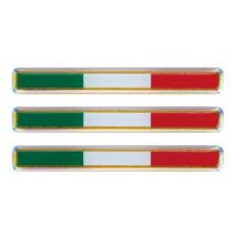 ΑΥΤΟΚΟΛΛΗΤΟ ΣΗΜΑ 3D ΣΗΜΑΙΑ ΙΤΑΛΙΑΣ 55x8mm LAMPA -  3 Τεμ. Auto Moto Tyres 