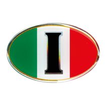 ΑΥΤΟΚΟΛΛΗΤΟ ΣΗΜΑ 3D ΣΗΜΑΙΑ ΙΤΑΛΙΑΣ ΟΒΑΛ 61x46mm LAMPA -  1 Τεμ. Auto Moto Tyres 