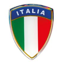 ΑΥΤΟΚΟΛΛΗΤΟ ΣΗΜΑ 3D ΣΗΜΑΙΑ ΙΤΑΛΙΑΣ ΕΜΒΛΗΜΑ 35x45mm LAMPA -  1 Τεμ. Auto Moto Tyres 