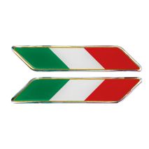 ΑΥΤΟΚΟΛΛΗΤΟ ΣΗΜΑ 3D ΣΗΜΑΙΑ ΙΤΑΛΙΑΣ ΔΙΑΓΩΝΙΑ 88x16mm LAMPA - 2 Τεμ. Auto Moto Tyres 