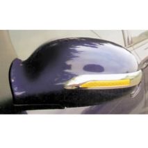 ΔΙΑΚΟΣΜΗΤΙΚΟ ΑΥΤΟΚΟΛΛΗΤΟ ΚΑΘΡΕΠΤΗ MIRROR TRIM II (ΧΡΩΜΙΟ/ΠΟΡΤΟΚΑΛΙ ΑΝΑΚΛΑΣΤΗΡΑΣ - 162Χ25 mm) - 2 ΤΕΜ Auto Moto Tyres 