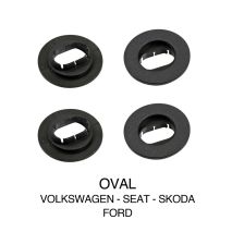 VOLKSWAGEN/SEAT/SKODA/FORD ΚΟΥΜΠΩΜΑΤΑ ΚΛΙΠΣ ΓΙΑ ΠΑΤΑΚΙΑ (ΟΒΑΛ) - 4 ΤΕΜ. Auto Moto Tyres 